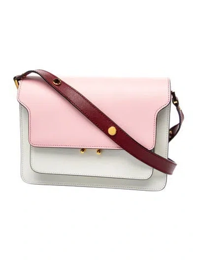 Pre-owned Marni Saffiano Leather Shoulder Bag