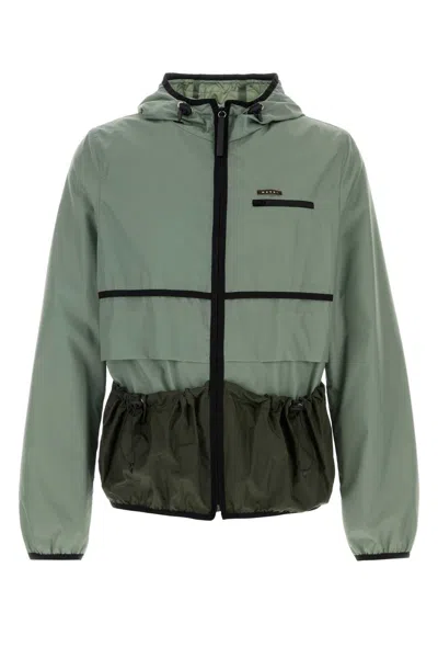Marni Sage Green Nylon Jacket