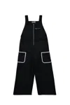 Marni Logo-embroidered Jumpsuit In Black