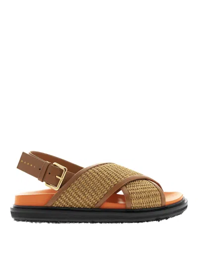 Marni Sandalias - Beis In Beige