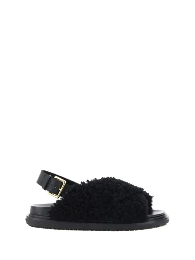 Marni Fussbett Incrocio Co In Black