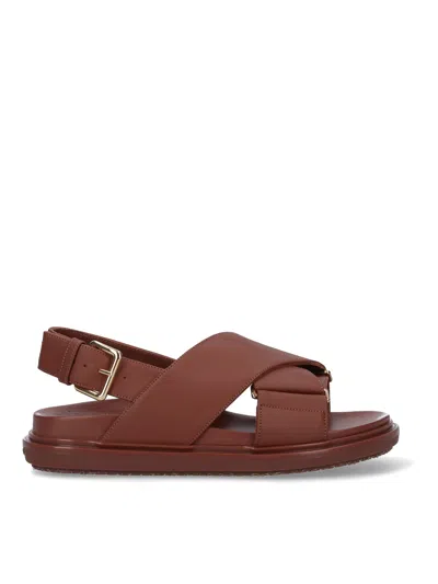 MARNI SANDALS BROWN