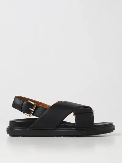 MARNI SANDALS IN LEATHER,390894002
