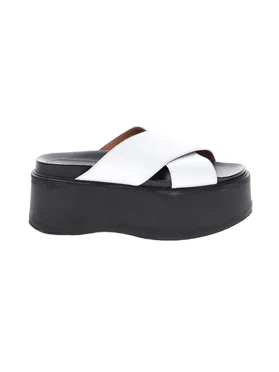Pre-owned Marni Sandals In White
