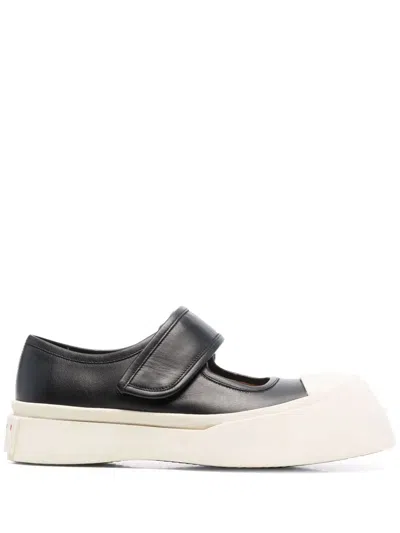 Marni Sandals With Velcro Closures In Black