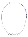 Marni Sapphire-wave Necklace In Blue