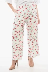 Marni Satin Cropped Pants With Drawstring