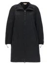 Marni Satin Technical Fabric Parka In Black