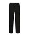 Marni Satin-stripe Trim Trousers In Black