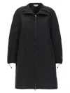 Marni Satin Technical Fabric Parka In Black