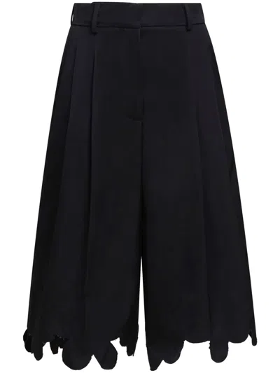 MARNI SCALLOPED TAILORED SHORTS