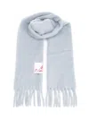 Marni Alpaca Scarf Scarves And Foulards Light Blue In Blue