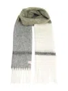 Marni Striped Alpaca Scarf Scarves And Foulards Grey In Multi