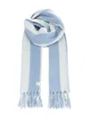 Marni Alpaca And Wool Scarf Scarves And Foulards Light Blue In Blue