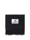 Marni Brushed Alpaca Scarf In Black
