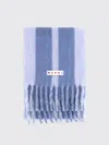 Marni Wool Scarf In Blue