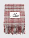 Marni Check-pattern Fringed Scarf In Multi