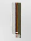 Marni Scarf Striped Fringed Ends