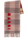 Marni Intarsien-schal Mit Logo