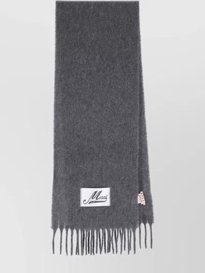 MARNI SCARF WITH STYLISH FRINGED EDGES
