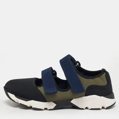 Pre-owned Marni Scarpa Size 36 Multicolor Nylon Low Top Sneakers