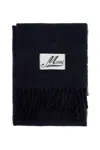 Marni Midnight Blue Alpaca Blend Scarf In 00b99