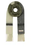 Marni Block Design Fringed Edges Scarf