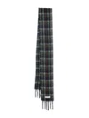 Marni Soft Fringed Scarf Multicolored Pattern In Black