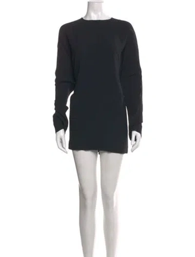 Pre-owned Marni Scoop Neck Long Dress In Black