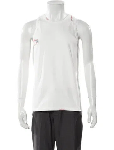 Pre-owned Marni Scoop Neck Sleeveless T-shirt W/ Tags In White