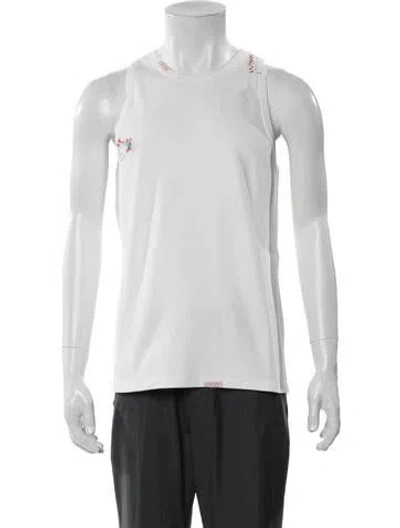 Pre-owned Marni Scoop Neck Sleeveless T-shirt W/ Tags In White