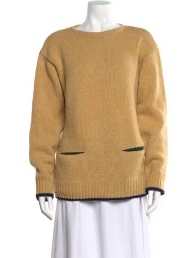 Pre-owned Marni Scoop Neck Sweater In Neutral