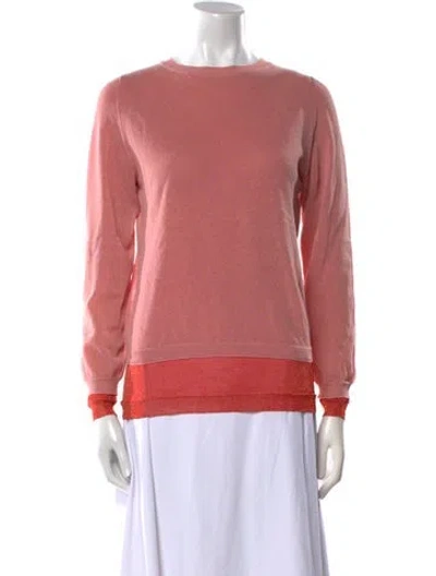 Pre-owned Marni Scoop Neck Sweater In Pink