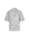 Marni Printed Collar Pocket Short Sleeve Shirt In Multicolour