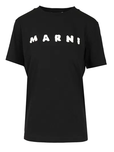 MARNI SCRIBBLED LOGO T-SHIRT