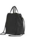 Marni Scrunched Leather Backpack In Black