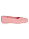 Marni Seamless Little Bow Ballerinas In Pink