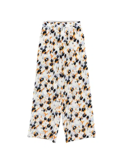 Marni Secret Bouquet Trousers In Multi