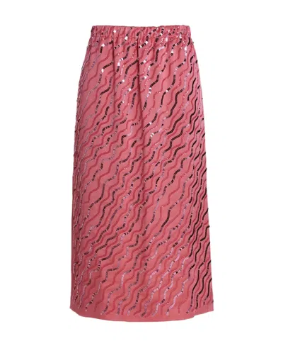 MARNI MARNI SEQUIN EMBELLISHED MIDI SKIRT