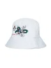 Marni Sequin-embellished Bucket Hat In White