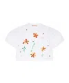 Marni Sequin-embellished Cotton T-shirt In White