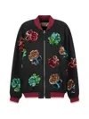 Marni Sequin Flower Bomber Jacket In Multi