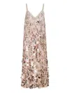 Marni Sequin Midi Dress In Pink