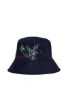 Marni Sequin-embellished Bucket Hat In Blue
