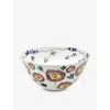 Marni Serax X  Anemone Milk Floral-motif Bone-china Serving Bowl 25cm