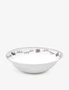 Marni Serax X Midnight Flowers Bone-china Bowl 18cm