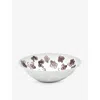 Marni Serax X  Viola Prugna Flower-motif Bone-china Bowl 14cm Set Of Two