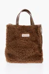 Marni Brown Cowhide Tote Bag In Brown