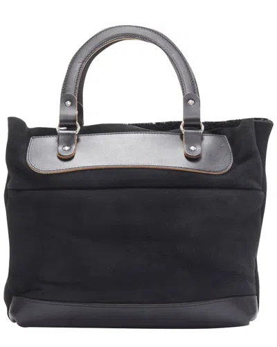 Pre-owned Marni Shearling Lined Top Handle Crossbody Tote Bag (authentic Pre-loved)