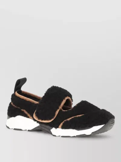 Marni Shearling Mary Jane Sneakers